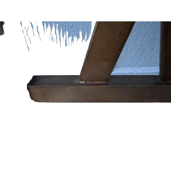 Vintage Leg-O-Matic Wood Folding Chair Vinyl White Seat RV, Camping, Any Room - Picture 9 of 11